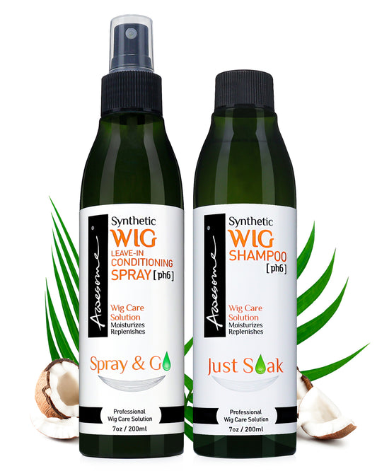 Synthetic Wig Shampoo & Leave in Conditioner Spray