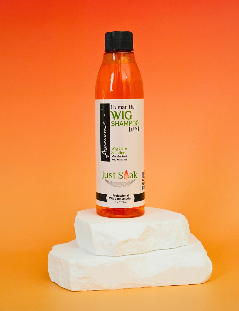 Human Hair Wig Shampoo Just Soak! 7 Oz