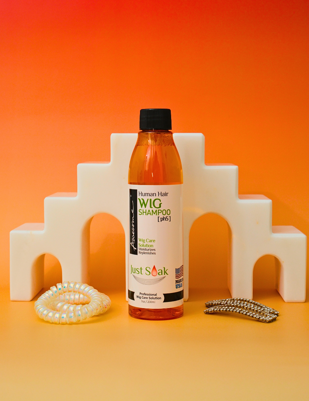 Human Hair Wig Shampoo Just Soak! 7 Oz