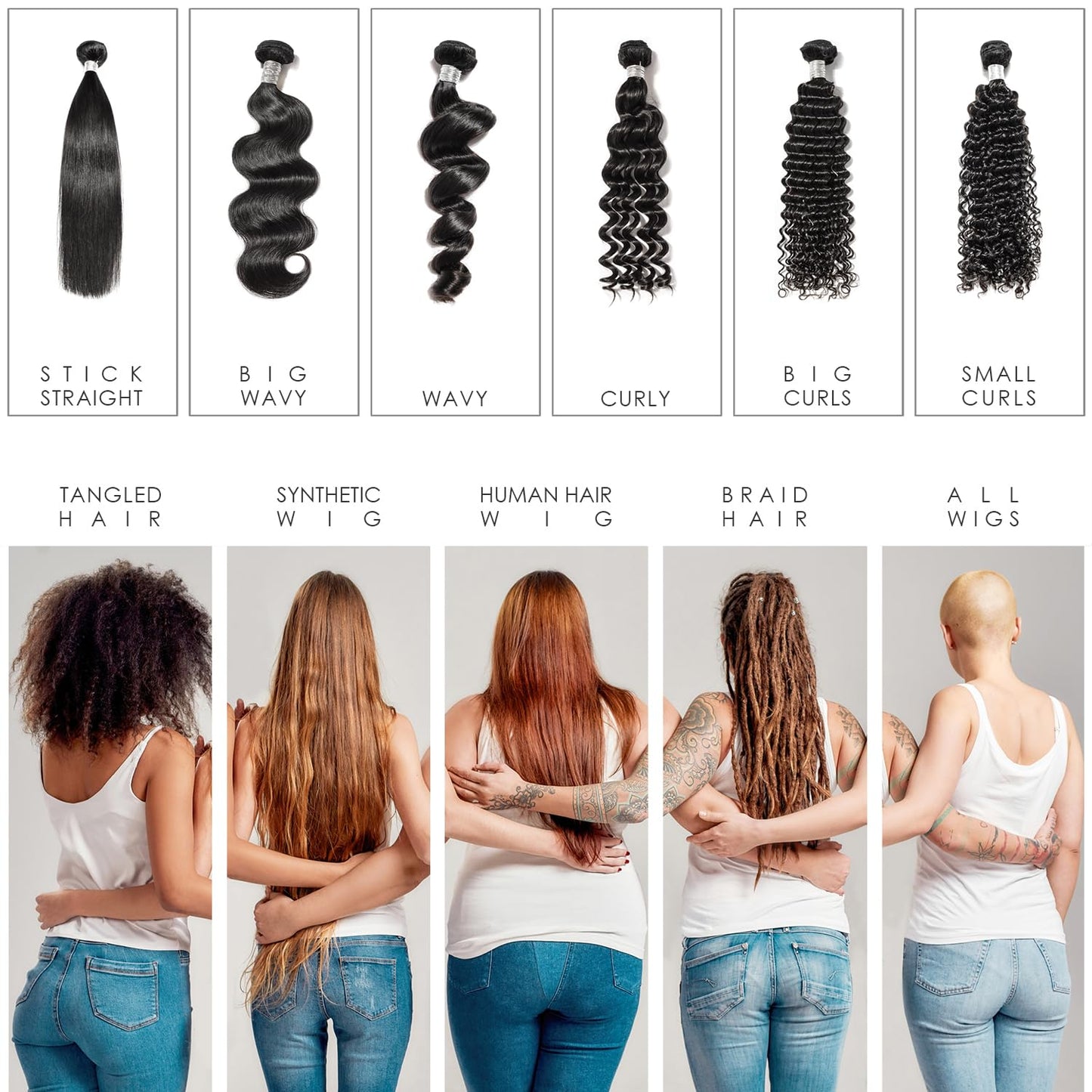 Human Hair Wig Shampoo & Leave in Conditioner Spray for wigs
