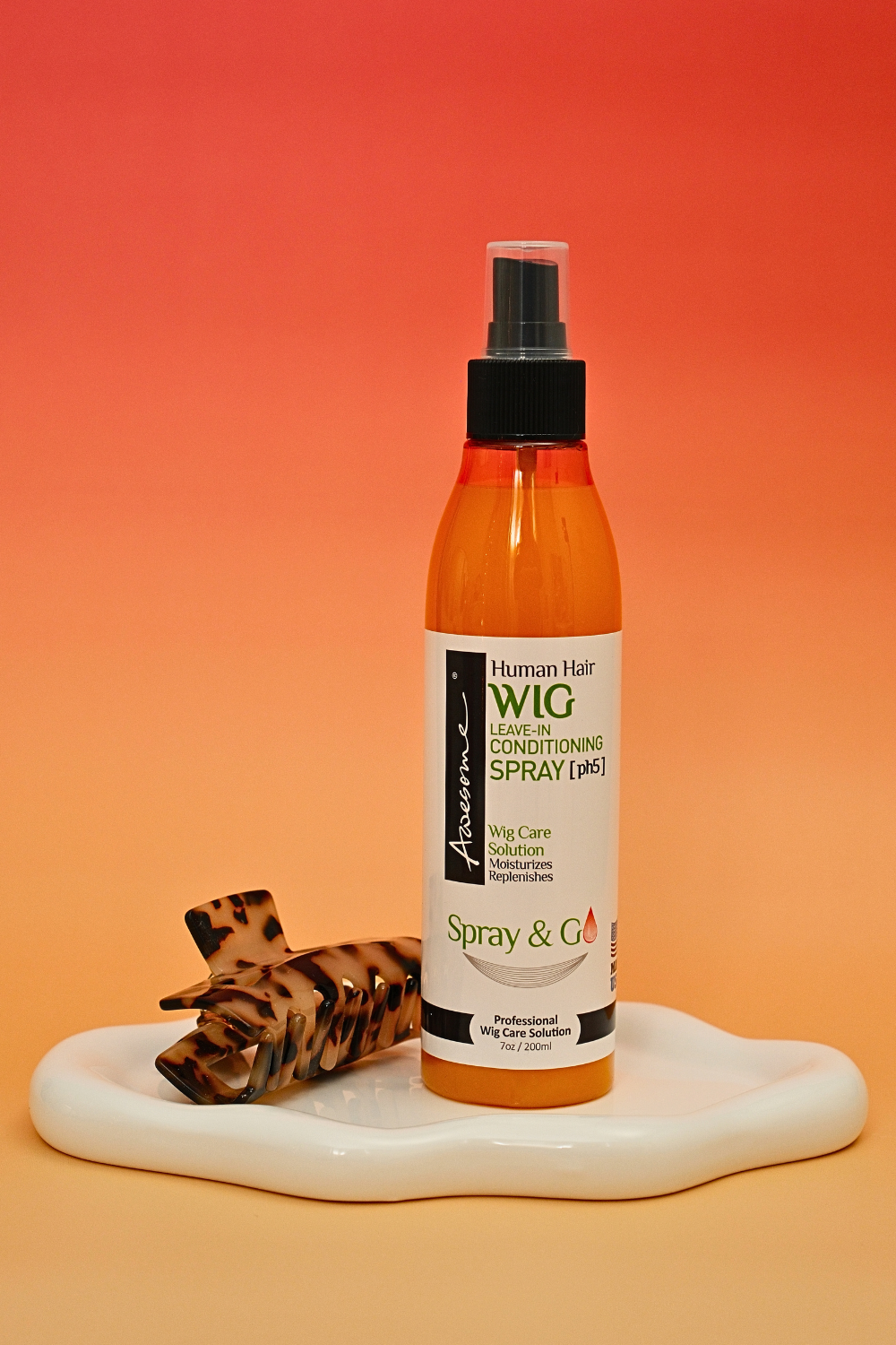 Human Hair Wig Shampoo & Leave in Conditioner Spray plus Travel size