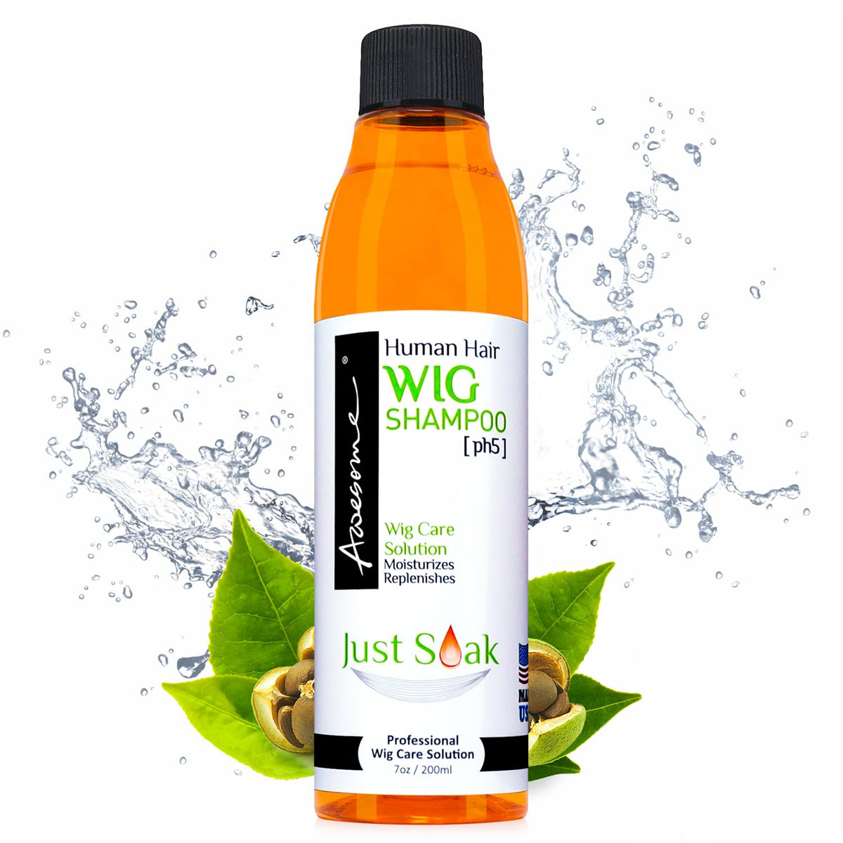Awesome Human Hair Wig Shampoo, pH5, 7 Fl Oz