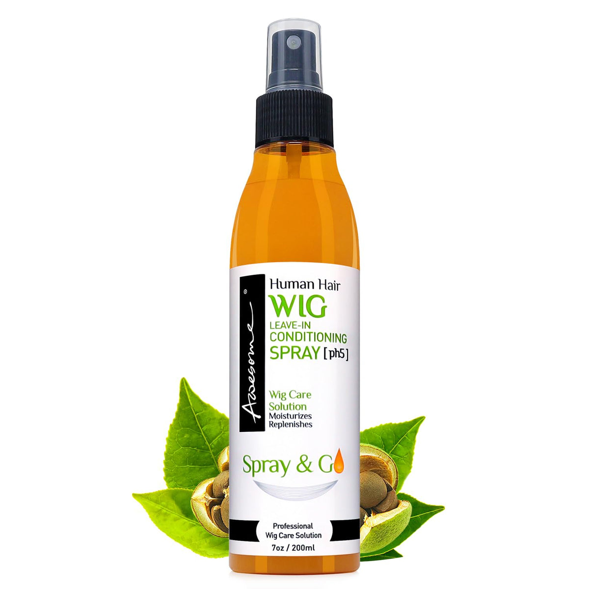 Awesome Human Hair Wig Leave-In Conditioner Spray, pH5, 7 Fl Oz