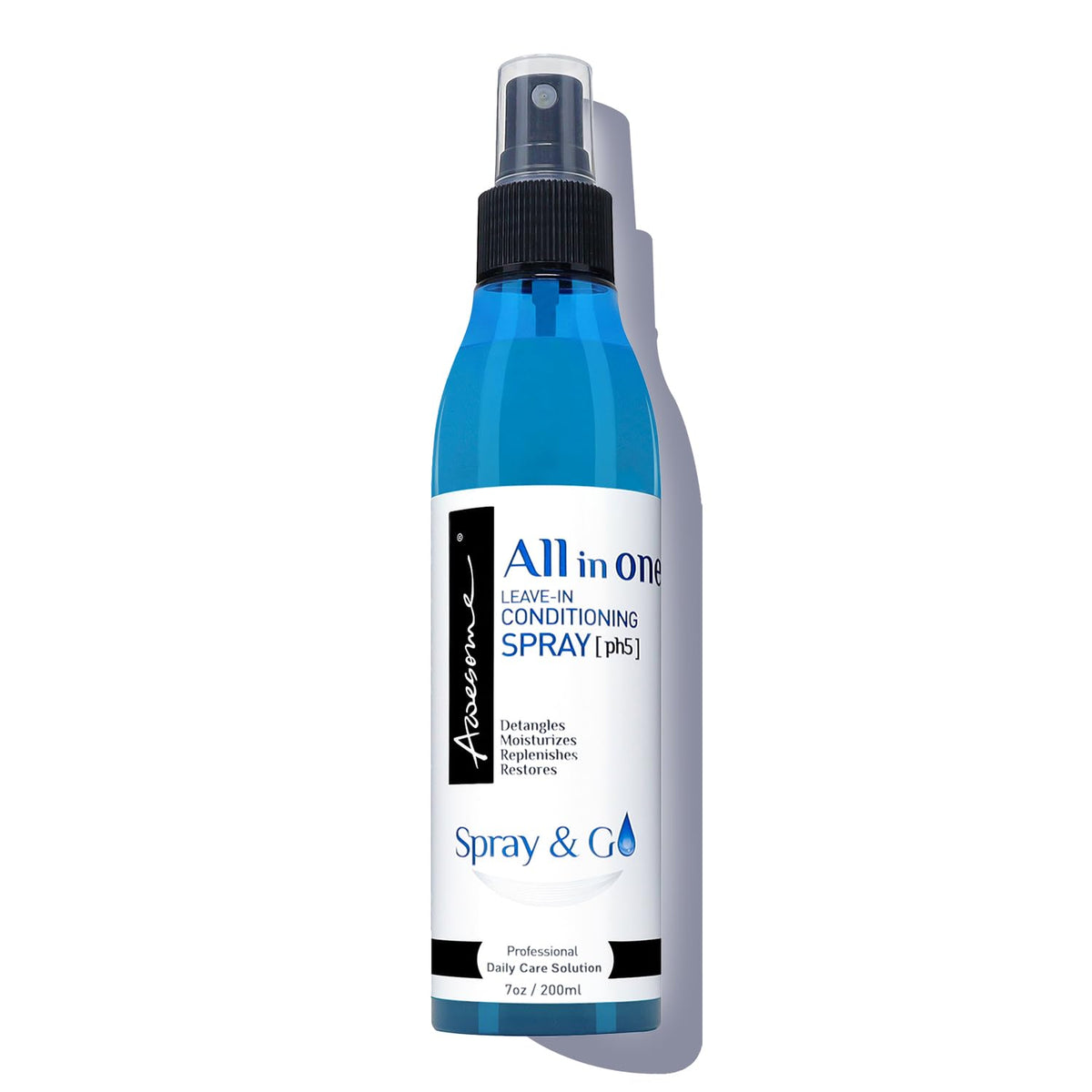 Awesome All-in-One Leave-In Conditioner Spray for Hair & Wigs, 7 Fl Oz