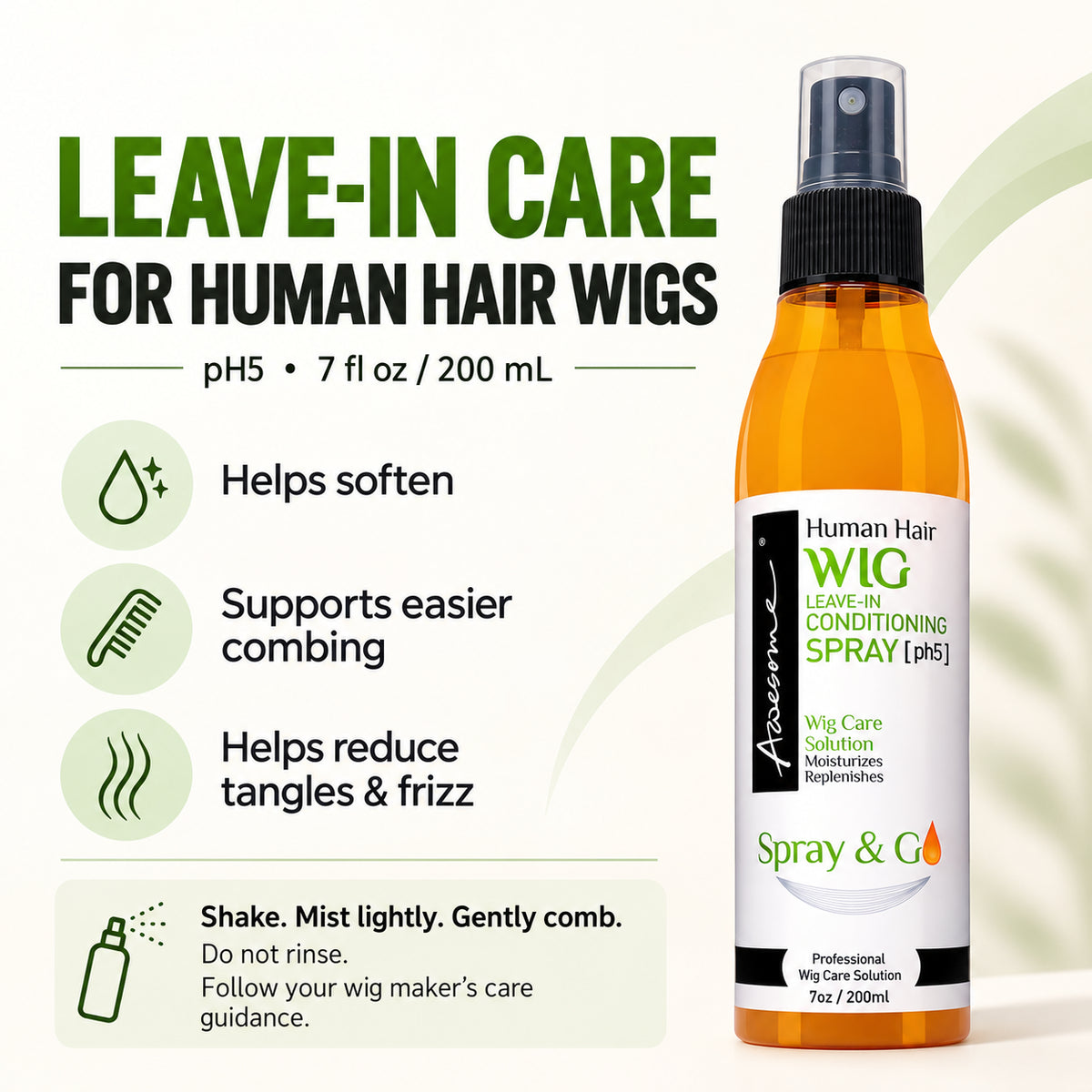 Awesome wig and hair care product information