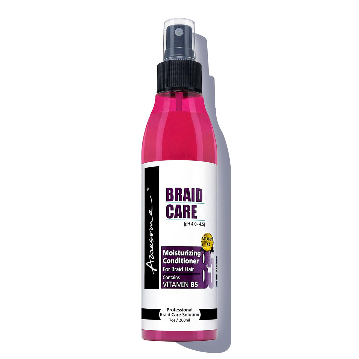 Awesome Braid Leave-In Conditioner Spray for Braids & Twists, 7 Fl Oz