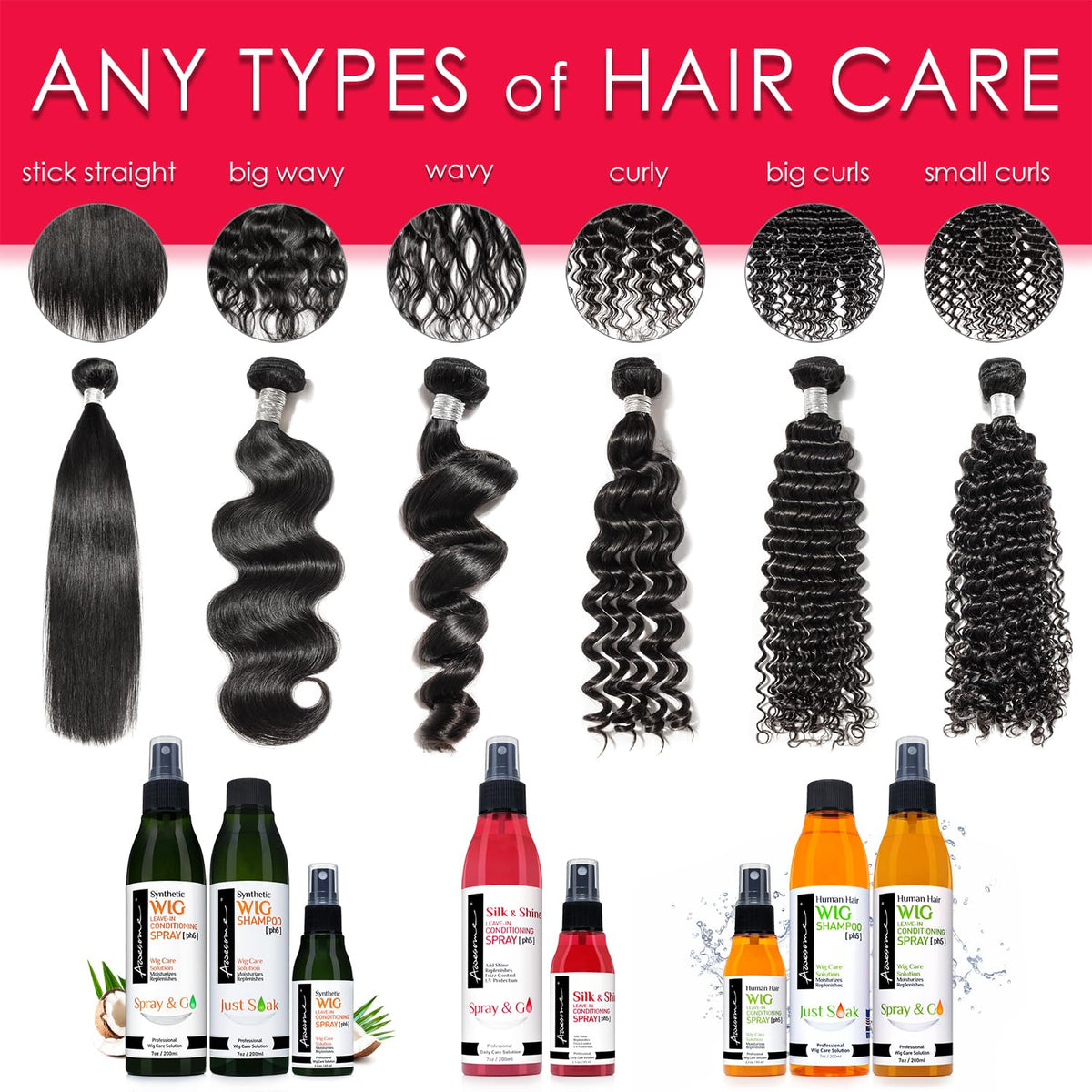 Awesome wig and hair care product information