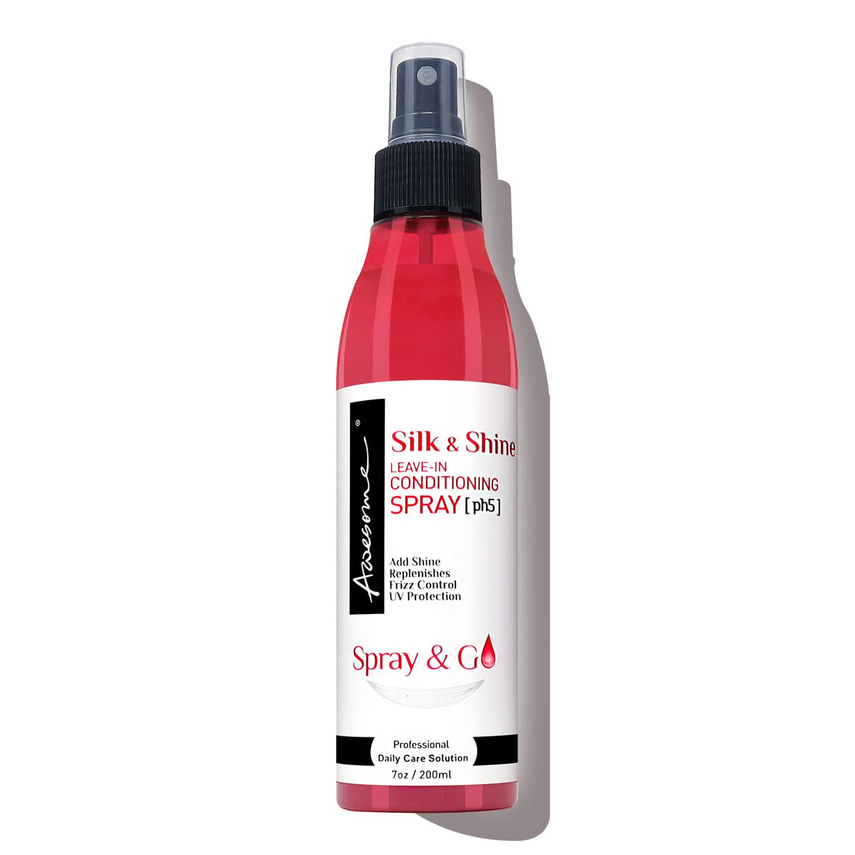 Awesome Silk & Shine Leave-In Conditioner Spray, All Hair Types, 7 Fl Oz
